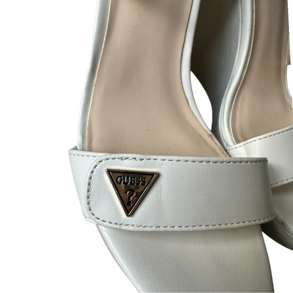 GUESS Cream Wedge Sandals sz 7 - Picture 2 of 7
